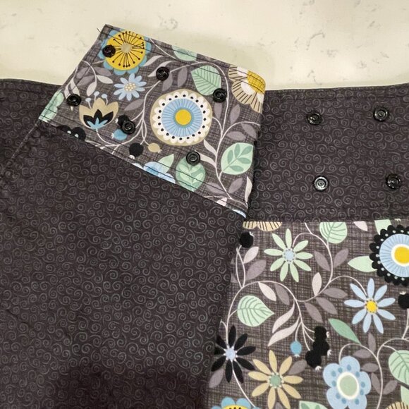 SWEET SPOT Sport Skirt, Adjustable/Reversible Mini, Black/Gray/Blue - 10 - 18 - Picture 4 of 4